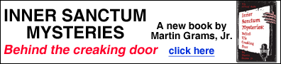 Don't miss this great new Inner Sanctum Book by Martin Grams Jr.